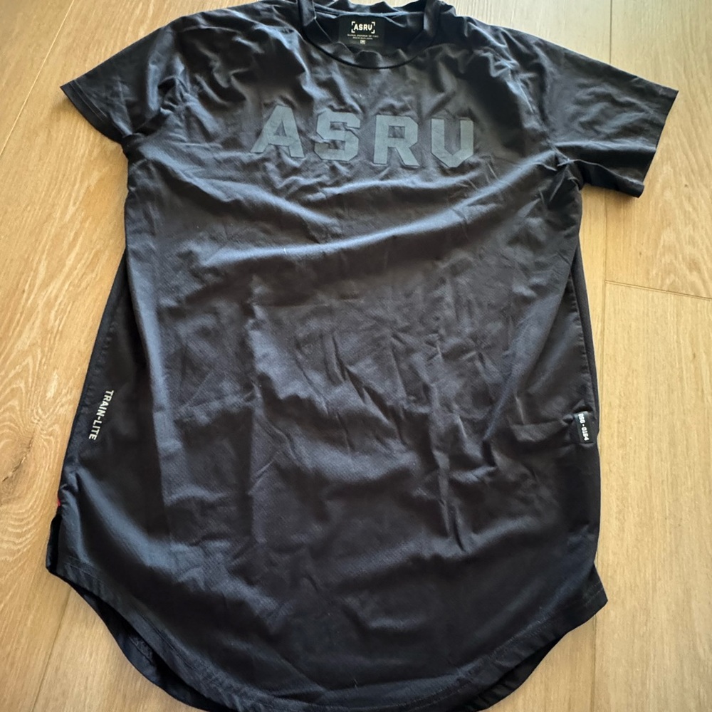 ASRV Men's Short Sleeve Performance Tee in Black